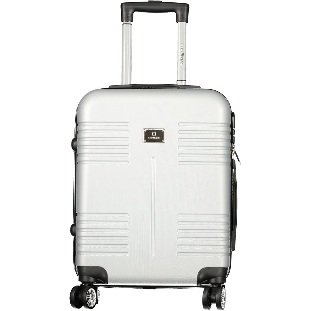 Laura Biagiotti Argento Polyurethane Women's Travel Bag