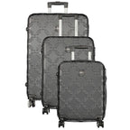 Laura Biagiotti Black Polyurethane Women's Travel Bag
