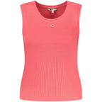 Tommy Hilfiger Pink Cotton Women Tank Top