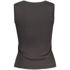 Tommy Hilfiger Black Cotton Women Tank Top