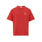 Maison Kitsuné Red Cotton T-Shirt