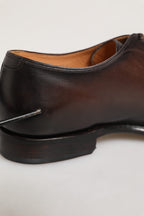 Dolce & Gabbana Brown Leather Lace Up Dress Men Derby Shoes