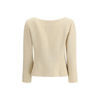 Valentino Beige Fleece Wool Coat