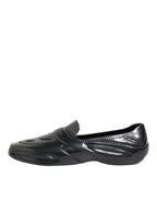 Dolce & Gabbana Black Rubber Slides Low Top Sneakers Shoes