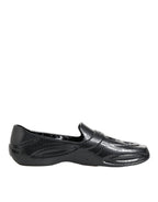 Dolce & Gabbana Black Rubber Slides Low Top Sneakers Shoes