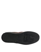 Dolce & Gabbana Multicolor Cotton Low Top Slip On Men Sneakers Shoes