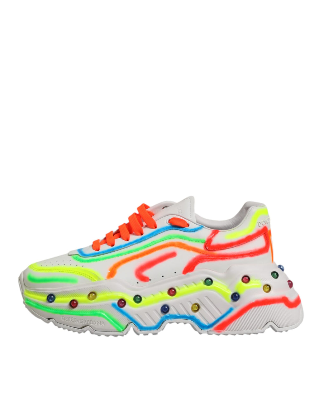 Dolce & Gabbana Multicolor Daymaster Low Top Sneakers Shoes