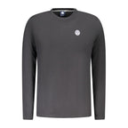 North Sails Black Cotton Men T-Shirt