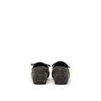 Tod's Gray Nubuc Leather Moccassin