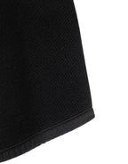 Dolce & Gabbana Black Lace Stole Knitted DG Logo Men One Size Scarf