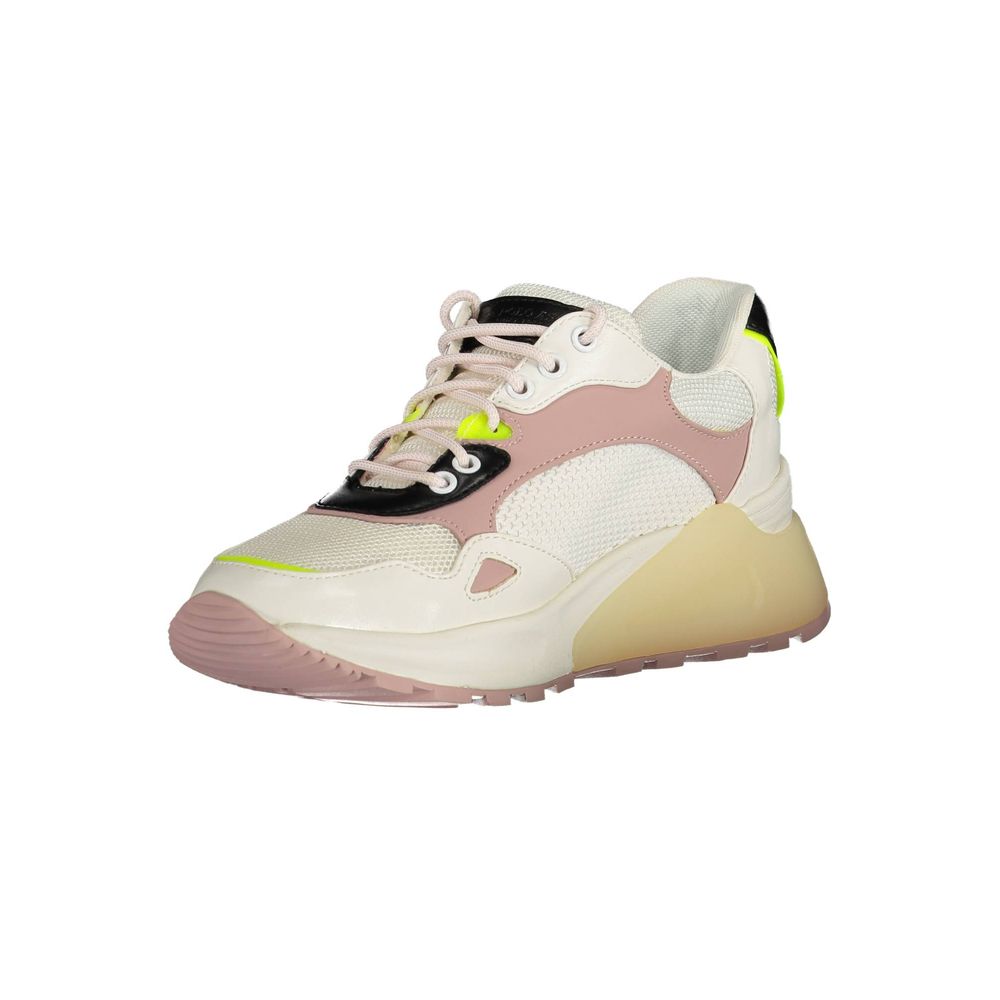 U.S. POLO ASSN. White Eco Suede Women Sneaker
