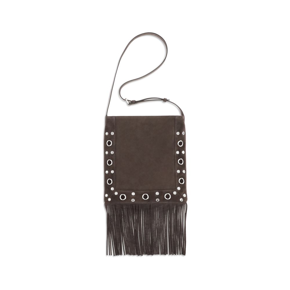 Valentino Garavani Brown Leather Shoulder Bag