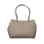Guess Jeans Beige Polyurethane Women Handbag