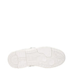Off-White Beige Leather Low Top Sneakers