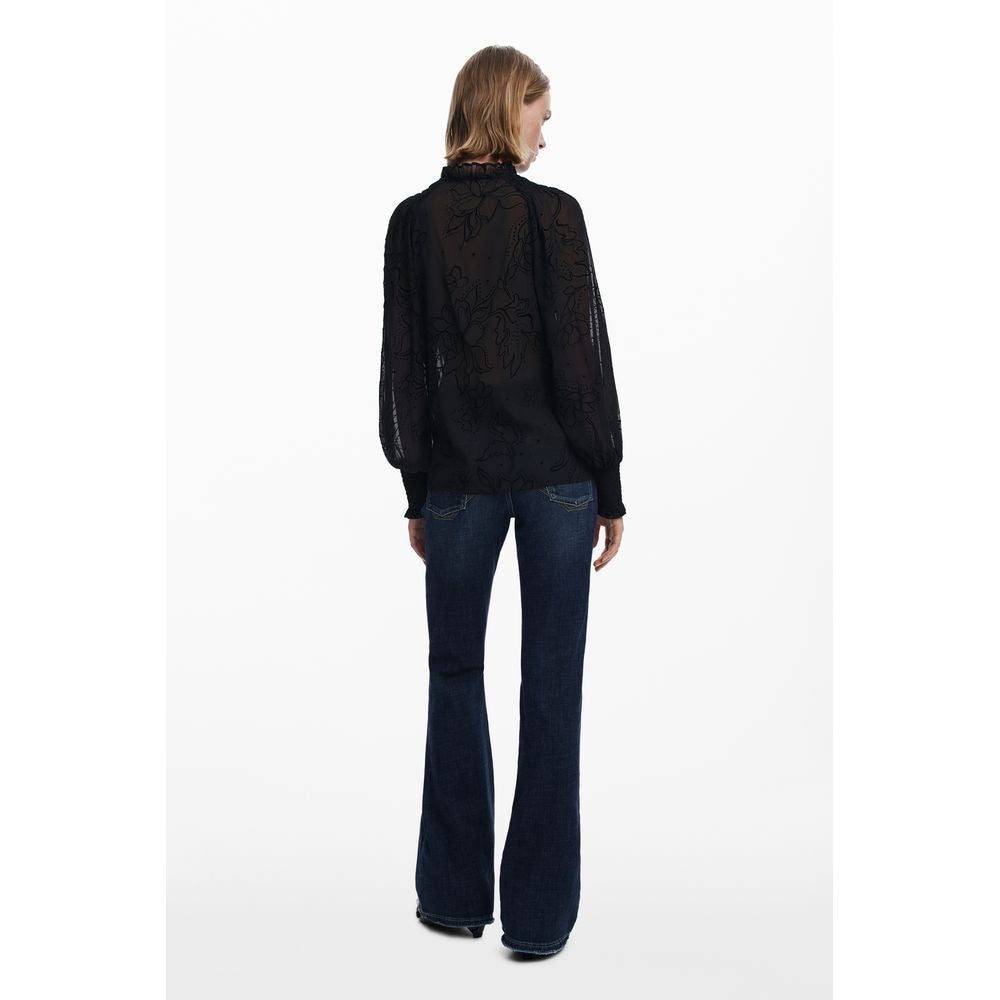 Desigual Nero Polyester Woman Blouse