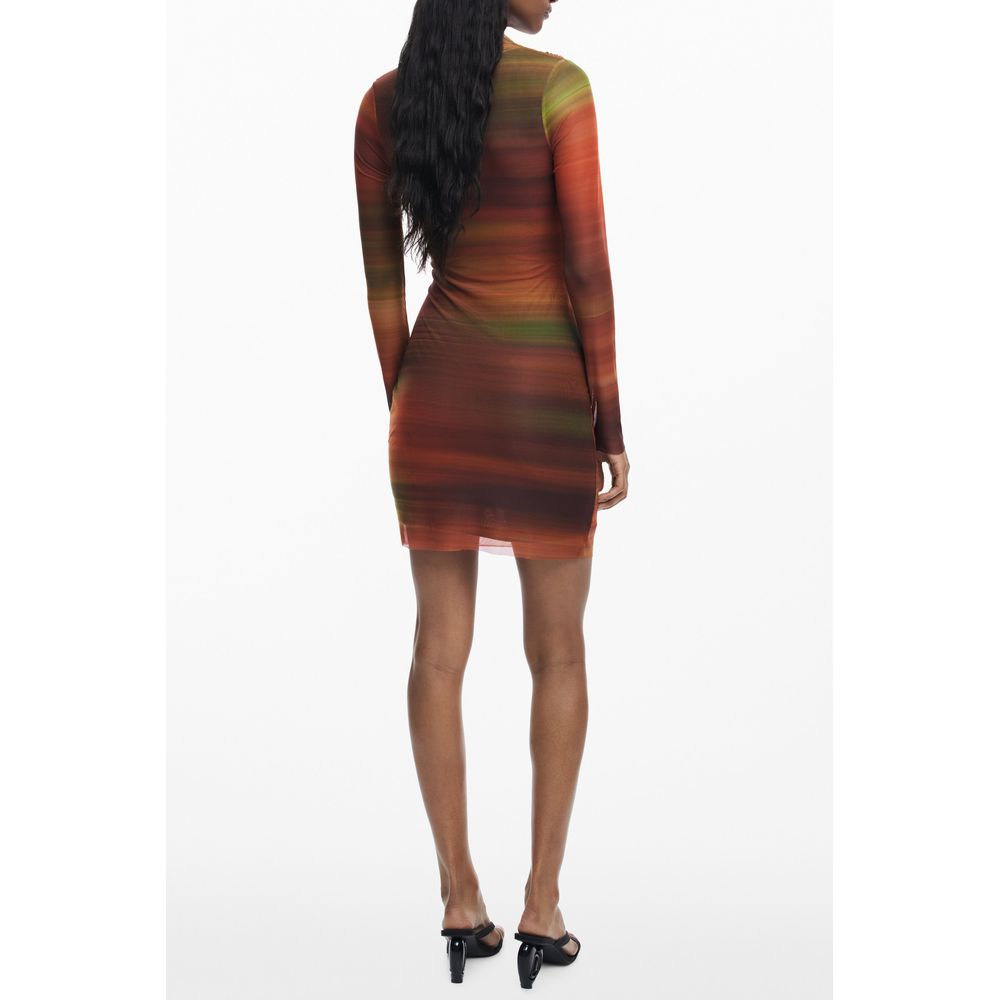 Desigual Arancione Polyester Women Dress