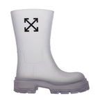 Off-White Transparent Pvc Ankle Boots