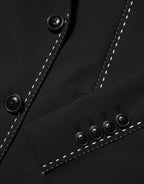 Dolce & Gabbana Black SICILIA 2 Buttons Suit Jacket Blazer