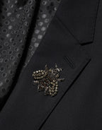 Dolce & Gabbana Black Bee MARTINI 2 Button Men Suit Blazer