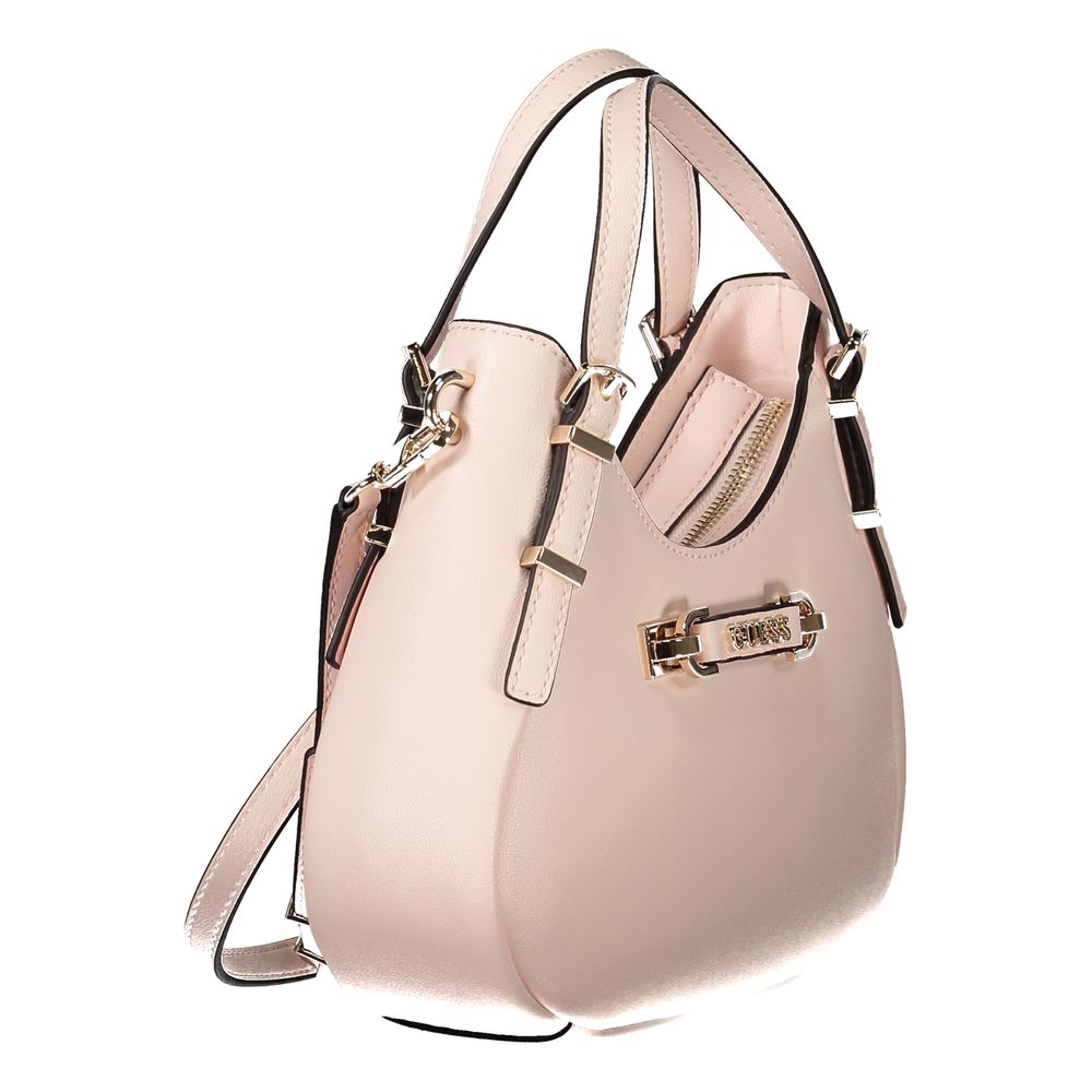 Guess Jeans Rosa Poliuretano Women Handbag