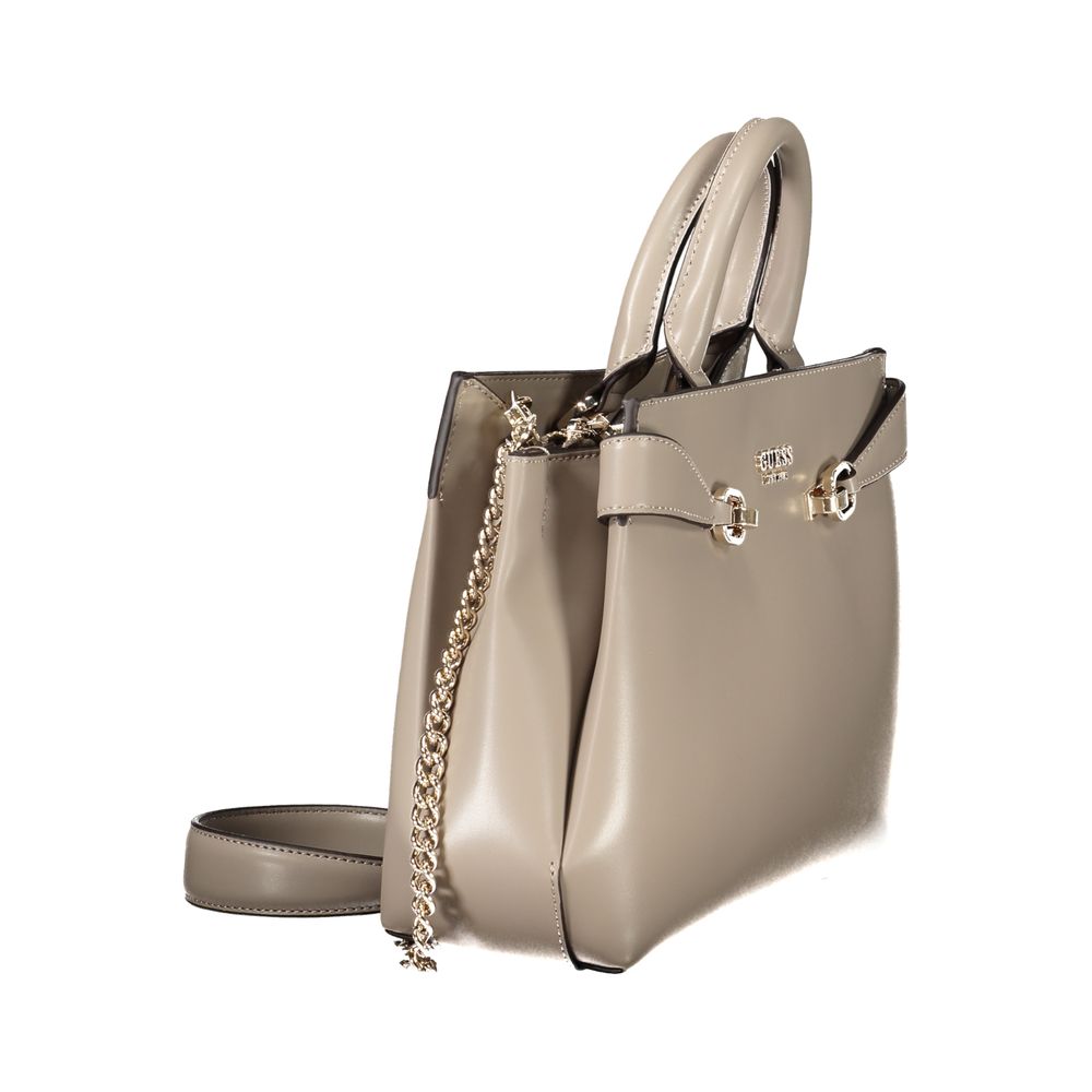 Guess Jeans Marrone Poliuretano Women Handbag