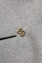 Dolce & Gabbana Gray Logo Cotton Hooded Sweatshirt Sweater