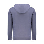 Accademia Militare Blue Recycled Cotton Men's Hooded Sweatshirt