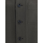 Ami Paris Gray Wool Clothing