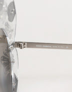 Dolce & Gabbana Transparent DG4292 Round Crystal Flowers Sunglasses