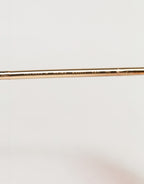 Dolce & Gabbana Pink Gold Metal Round Shades Eyewear Sunglasses
