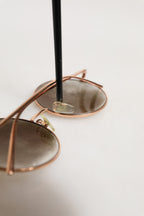 Dolce & Gabbana DG2215K Gold Metal Round Shades Eyewear Sunglasses