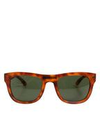 Dolce & Gabbana DG6089 Havana Full Rim Round Lenses Foldable Sunglasses