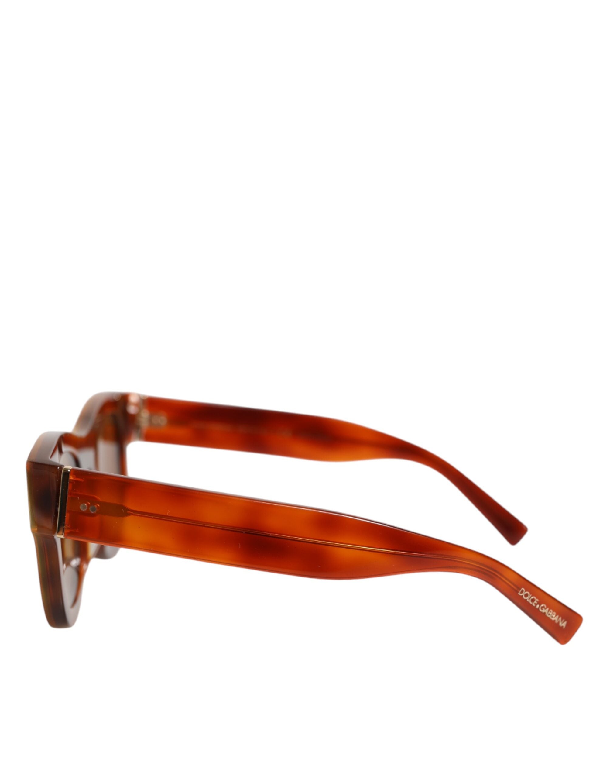 Dolce & Gabbana DG4391 Green Brown Acetate Square Frame Unisex Sunglasses