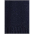 Aragona Cashmere Blue Merino Wool Sweatshirt