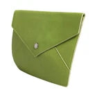 Dolce & Gabbana Green Leather Handbag Clutch Mini Purse Pouch Tablet Case