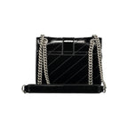 Gaelle Paris Black Polyurethane Women Shoulder Bag