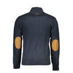 Gianmarco Venturi Blue Cotton Men's Cardigan