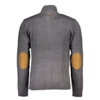 Gianmarco Venturi Grigio Cotton Men Cardigan