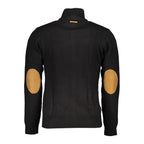 Gianmarco Venturi Black Cotton Men's Cardigan