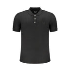Gianmarco Venturi Black Cotton Men's Polo Shirt