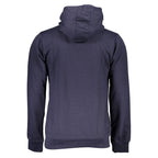 Gianmarco Venturi Blue Cotton Men Hoodie