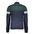 Gianmarco Venturi Blue Cotton Men's Cardigan