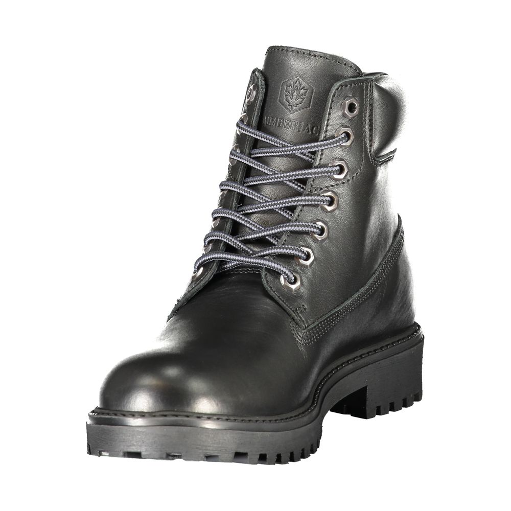 Lumberjack Black Leather Men's Boot