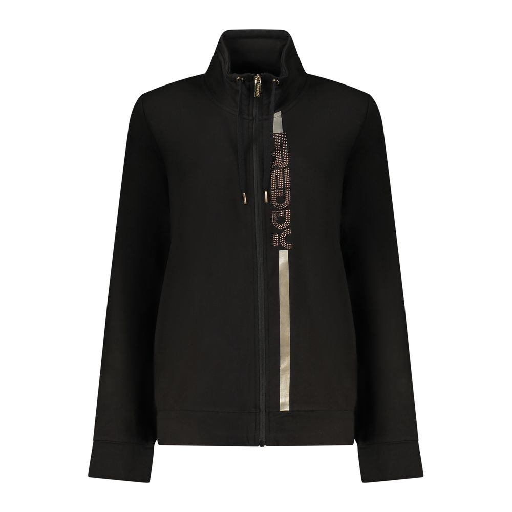 Freddy Black Cotton Women Sweatshirt