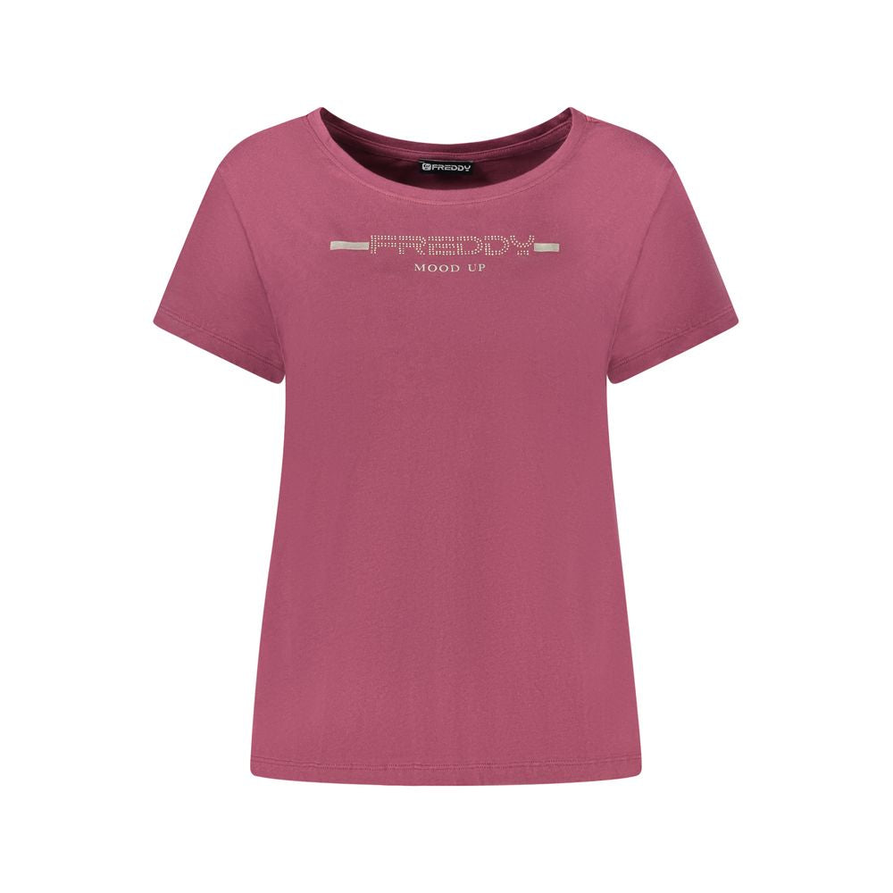 Freddy Viola Cotton Women T-Shirt