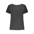 Freddy Black Cotton Women T-Shirt