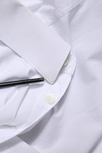 Dolce & Gabbana White Cotton GOLD Formal Men Dress Shirt