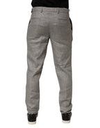 Briglia 1949 Gray Mid Waist Dress Formal Skinny Men Pants