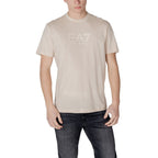EA7 Emporio Armani White Cotton Polo Shirt