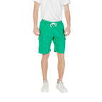 Icon Bicolor Cotton Bermuda Shorts